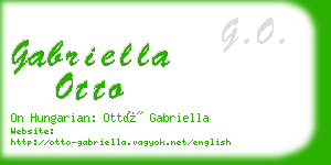 gabriella otto business card